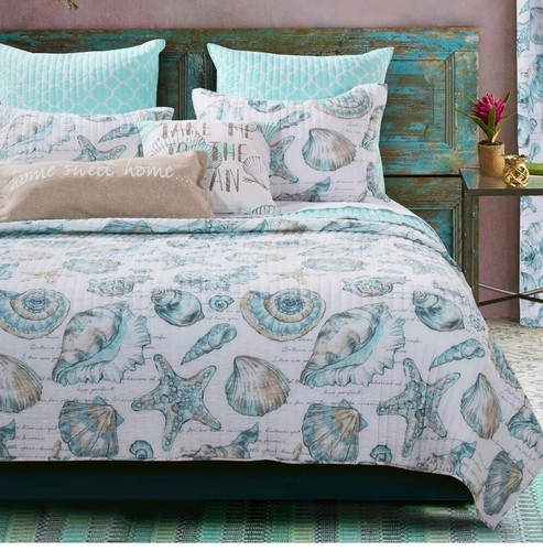 Quilt set king blue - king, sea