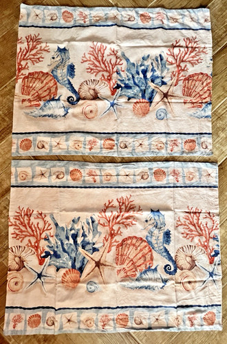 Ocean seashell pillow sham - pillow,