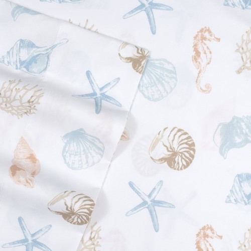 Seashells coral seahorse kids - coral,