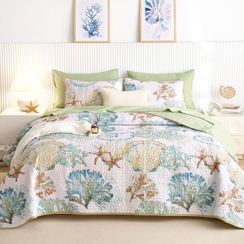 Coastal quilt set nautical - -,