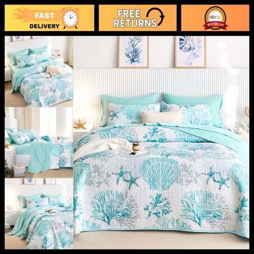 Coastal nautical quilt set - coastal,